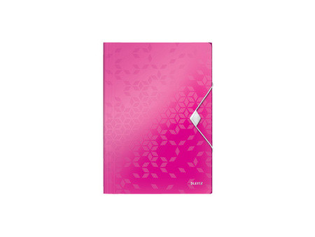LEITZ Chemise à élastique WOW, A4, PP, violet