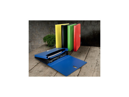 LEITZ Trieur ménager Recycle, A4, PP, 6 compartiments, bleu