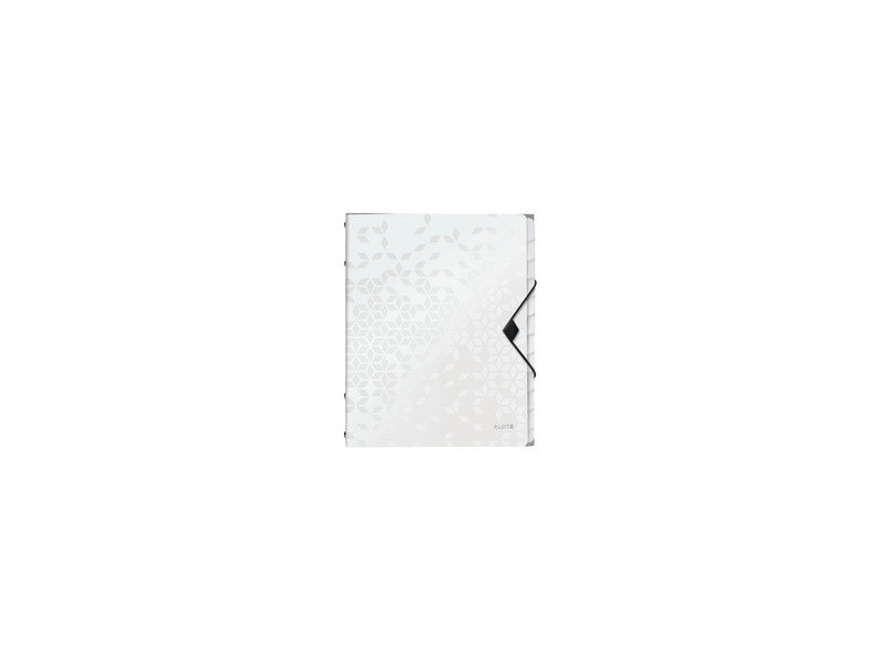 LEITZ Chemise de rangement WOW, A4, PP, noir métallisé