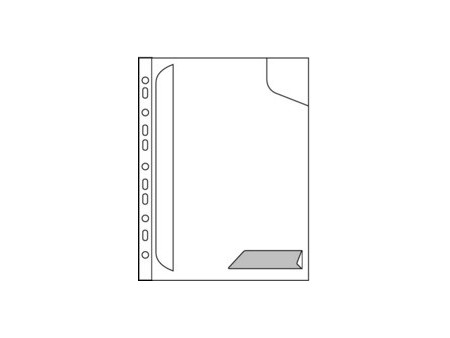 LEITZ Pochette CombiFile, A4, PP, 0,20 mm, bleu