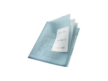 LEITZ chemise trieur CombiFile, A4, PP, bleu, 0,20 mm