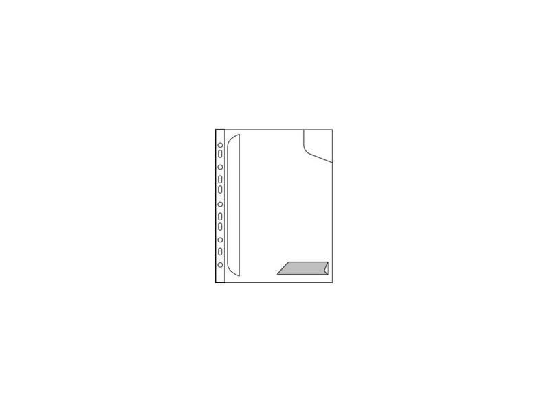 LEITZ pochette perforée CombiFile, format A4, PP,transparent