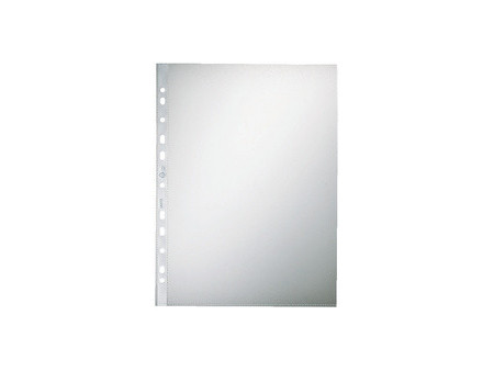 LEITZ pochette perforée, format A4, PP, grainé, 0,07 mm