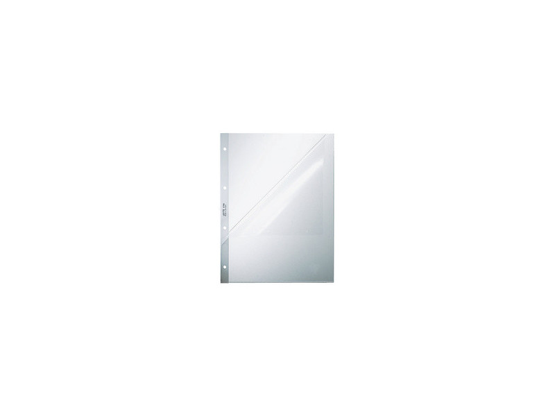 LEITZ Pochette perforée, A4, en PP, 0,09 mm, grainé