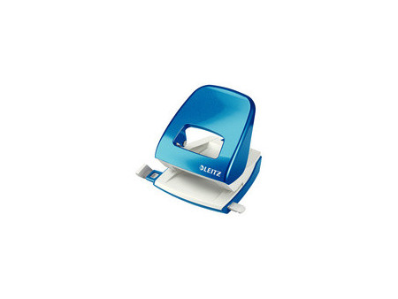 LEITZ Perforateur Nexxt 5008, en carton, bleu métallisé