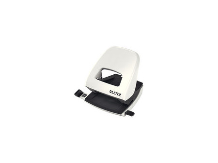 LEITZ Perforateur Nexxt 5008, en carton, blanc perle