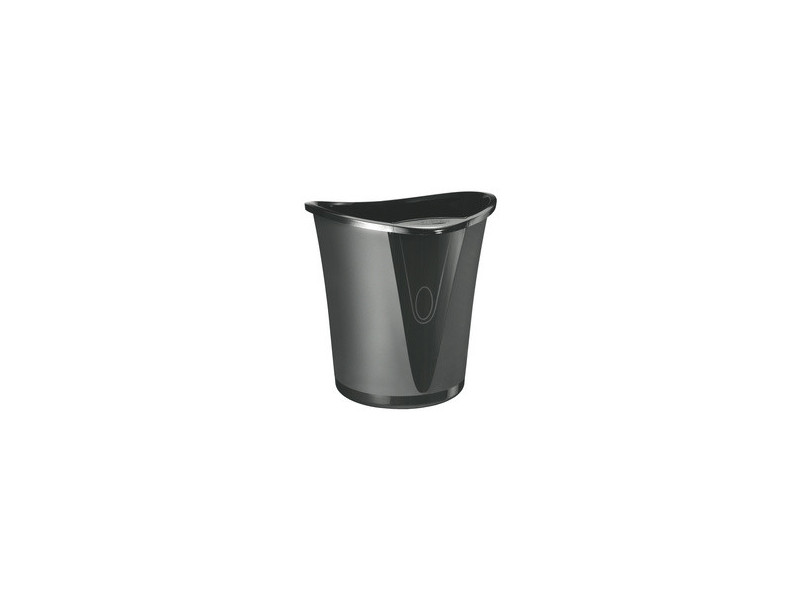 LEITZ Corbeille à papier Allura, en plastique, 18 l, noir
