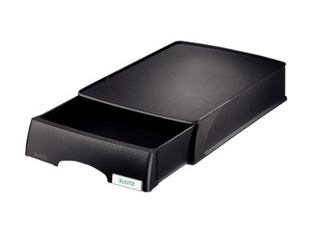 LEITZ Corbeille à courrier-tiroir Plus, format A4, gris