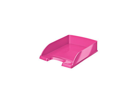 LEITZ Corbeille à courrier Plus WOW, A4, polystyrène, violet