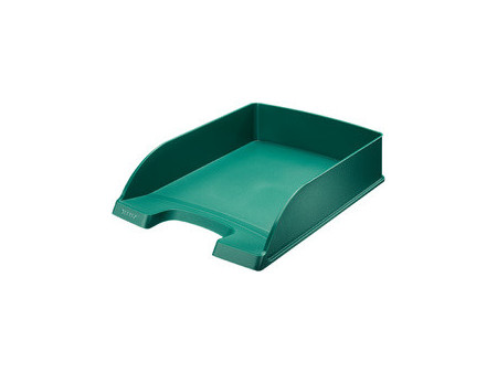 LEITZ Corbeille à courrier Plus Standard, A4, argent