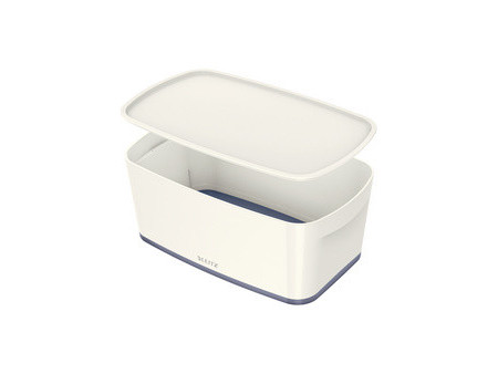 LEITZ Boîte de rangement My Box, 5 litres, blanc / bleu