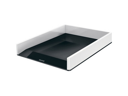 LEITZ Corbeille à courrier WOW Duo Colour, A4, blanc