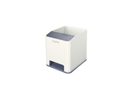 LEITZ Pot à crayons Sound WOW Duo Colour, bleu