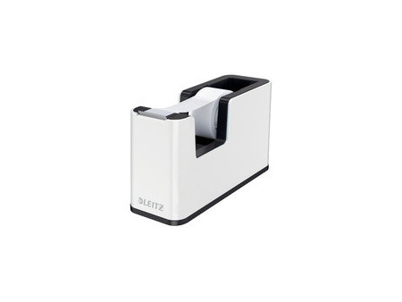 LEITZ Dévidoir de table WOW Duo Colour, équipé, blanc