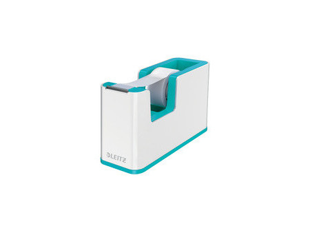 LEITZ Dévidoir de table WOW Duo Colour, équipé, blanc