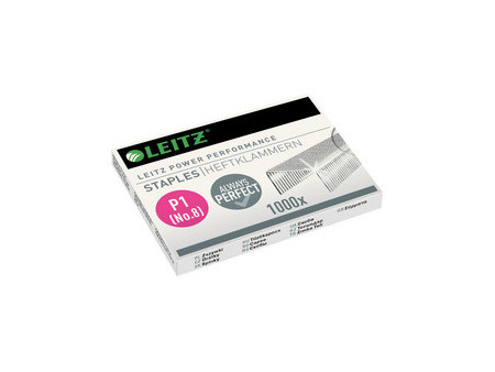 LEITZ Agrafe, No 25/10, zingué