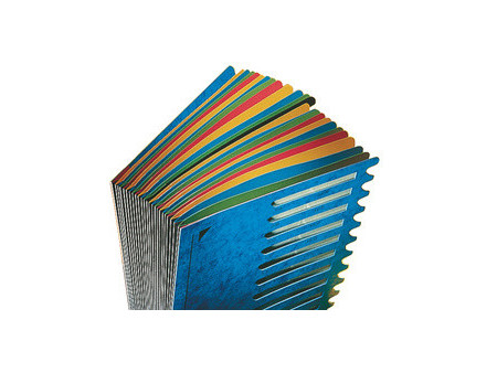 LEITZ Trieur Deskorganizer Color, A4, 1- 12, bleu