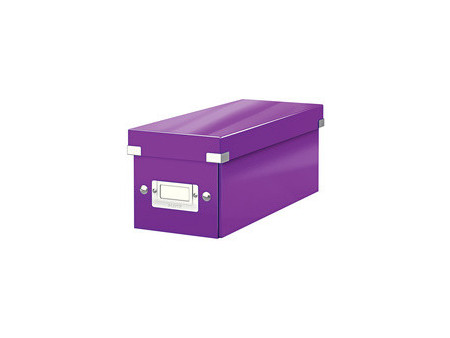 LEITZ Boîte de rangement pour CD Click & Store WOW, jaune