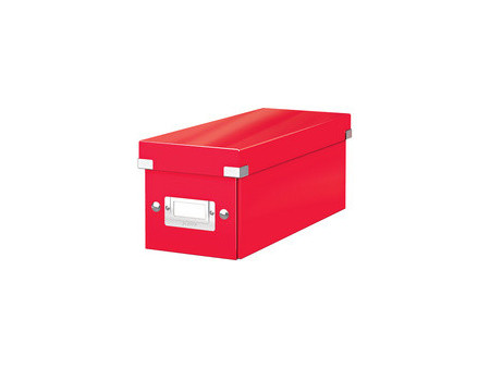 LEITZ Boîte de rangement pour CD Click & Store WOW, jaune