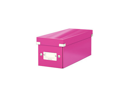 LEITZ Boîte de rangement pour CD Click & Store WOW, jaune