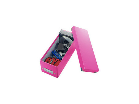 LEITZ Boîte de rangement pour CD Click & Store WOW, jaune