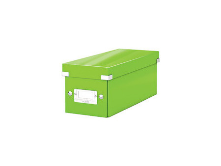 LEITZ Boîte de rangement pour CD Click & Store WOW, jaune