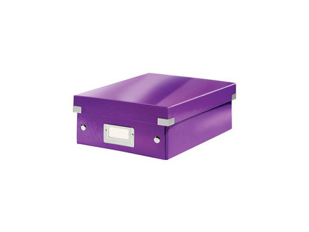 LEITZ Boîte de rangement Click & Store WOW, petit, violet