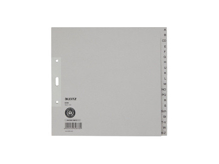 LEITZ Intercalaires en papier naturel, A-Z, A4, mi-hauteur