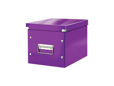 LEITZ Boîte de rangement Click & Store WOW Cube M, noir