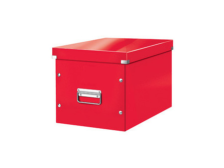 LEITZ Boîte de rangement Click & Store WOW Cube M, noir