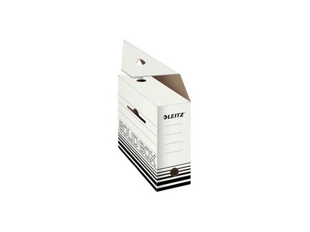 LEITZ Boîte à archives Solid, (L)100 mm, blanc/noir