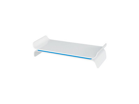 LEITZ Support pour écran Ergo WOW, en plastique, blanc/rose