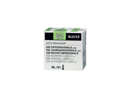 LEITZ Étiquette année Orgacolor '26', sur bande, violet