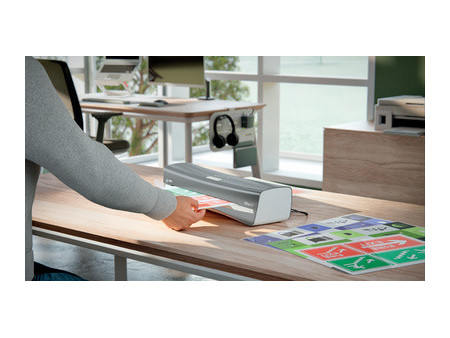 LEITZ Plastifieuse iLAM Office A3, jusqu'à A3, gris foncé