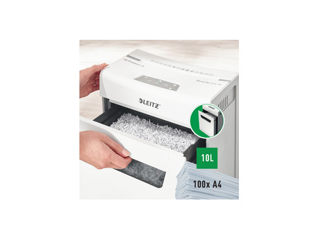 LEITZ Destructeur de documents IQ Protect Premium 6X, blanc