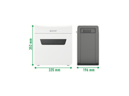 LEITZ Destructeur de documents IQ Protect Premium 6X, blanc