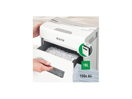 LEITZ Destructeur de documents IQ Protect Premium 10X, blanc