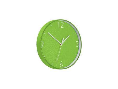 LEITZ Horloge murale WOW, mouvement à quartz, blanc