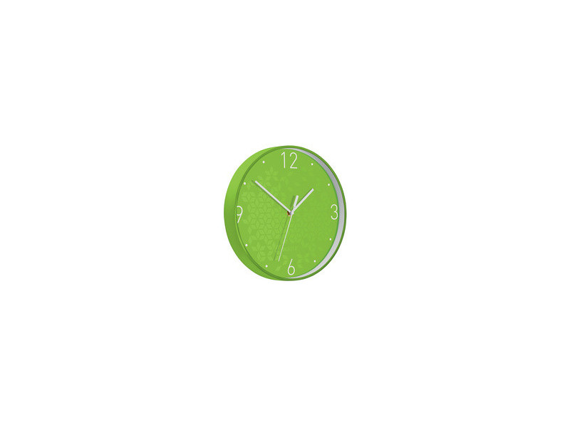 LEITZ Horloge murale WOW, mouvement à quartz, blanc