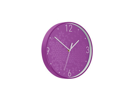 LEITZ Horloge murale WOW, mouvement à quartz, blanc