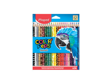 Maped Crayon de couleur triangulaire COLOR'PEPS Animals