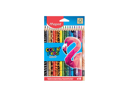 Maped Crayon de couleur triangulaire COLOR'PEPS Animals