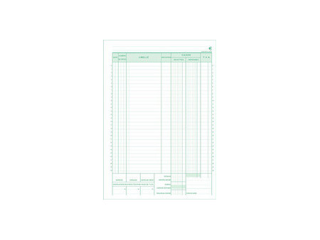 EXACOMPTA Manifold 'Caisse', 297 x 210 mm, dupli