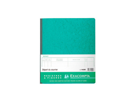 EXACOMPTA Piqûre 'Départ du courrier', 80 pages