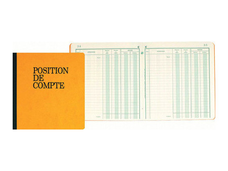 EXACOMPTA Piqûre 'Position de compte', 110 x 150 mm