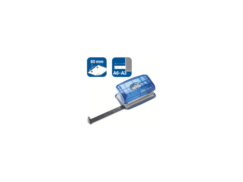 Rapid Perforateur X Ray EC 10, coque: bleu transparent