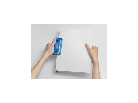 Rapid Perforateur X Ray EC 10, coque: bleu transparent
