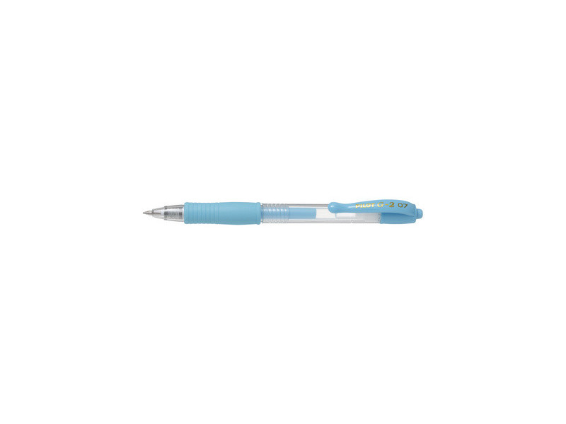 PILOT Stylo bille à encre gel G2 07 Pastel, bleu pastel