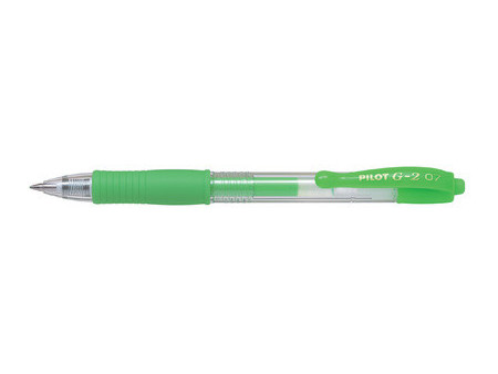 PILOT Stylo à encre gel G2 07 Néon, rouge néon