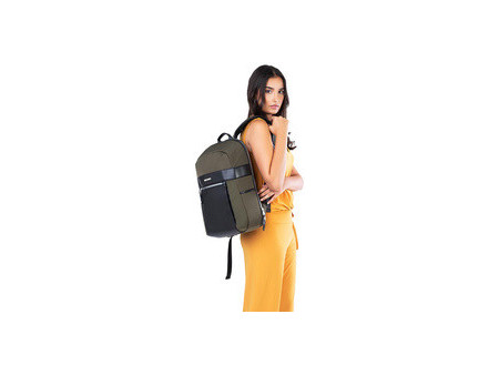 BESTLIFE Business Sac à dos pour laptop 'ALYA', olive